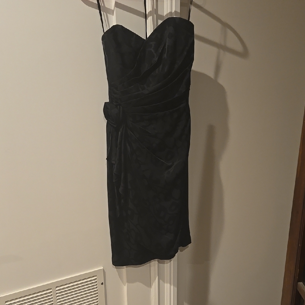 Elegant Black Strapless Dress